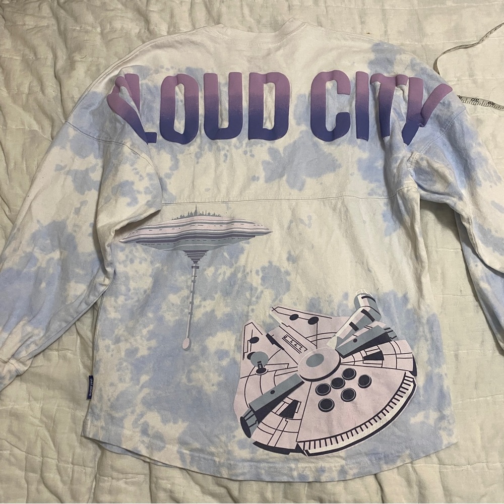STAR WARS cloud city sprit jersey tie dye XS oversized t-shirt